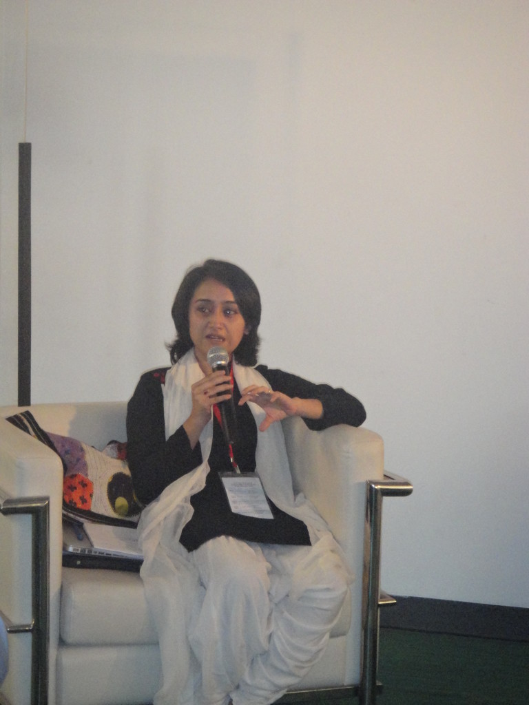 Samira Zubei Himik speaking 