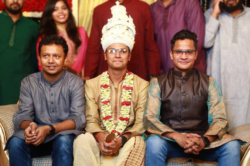 Ridwan Hafiz, Sumit Saha & Risalat Siddique Alvee (from left to right)