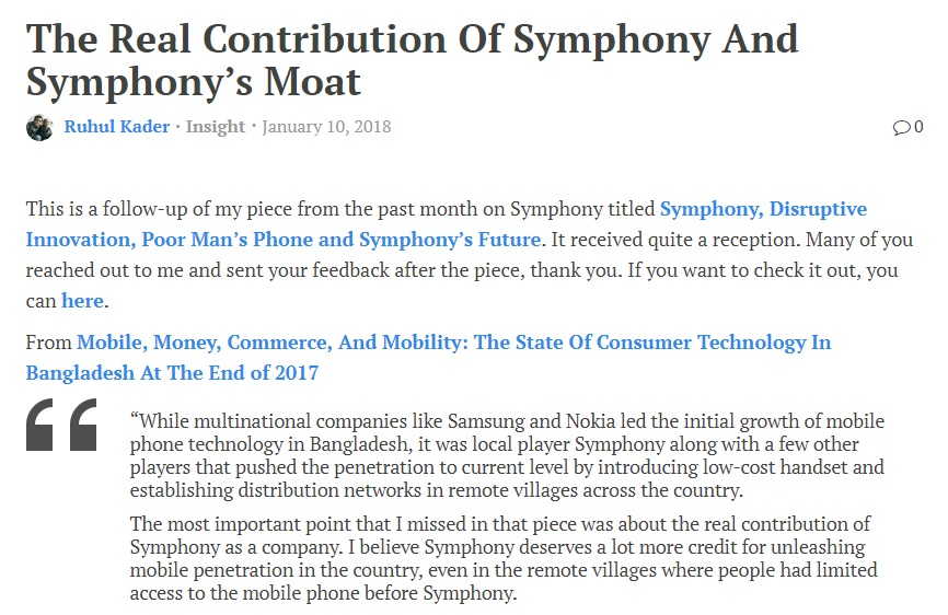 Symphony FS story