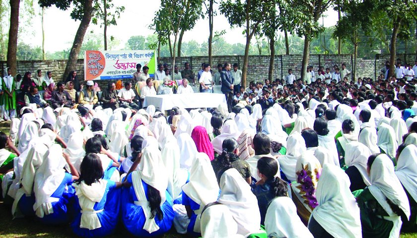 A snapshot from Udvash's free book distribution program in 2015
